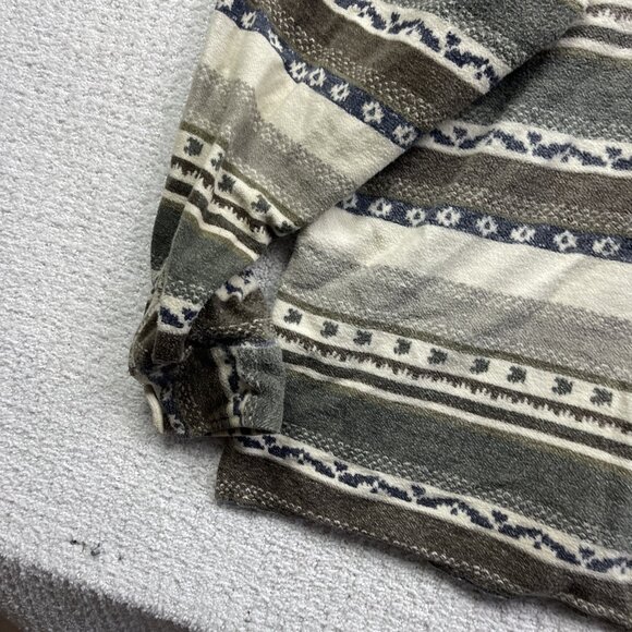 VTG Private member Heavy Button-Down Over Shirt L Aztec Southwest Pattern Retro - Picture 13 of 16